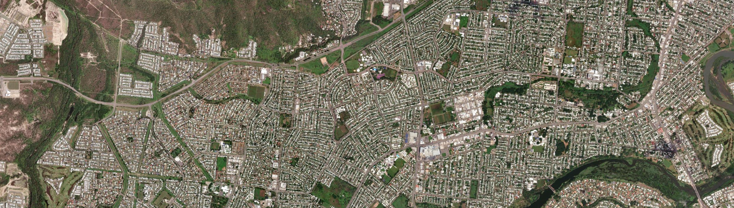 Aerial view of Heatley, QLD