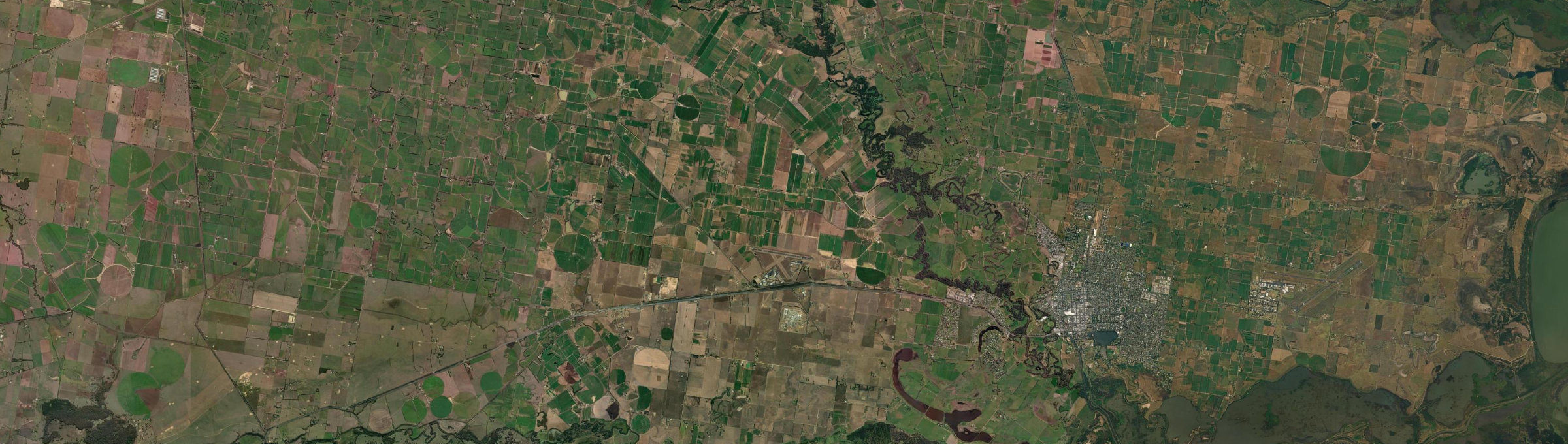 Aerial view of Fulham (Vic.), VIC
