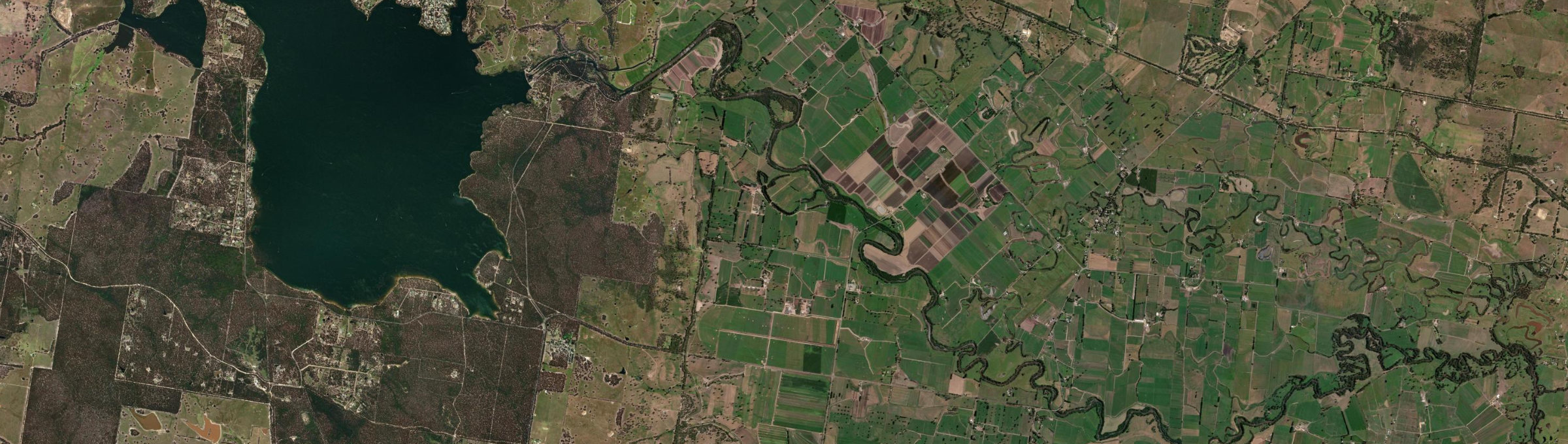 Aerial view of Tinamba West, VIC