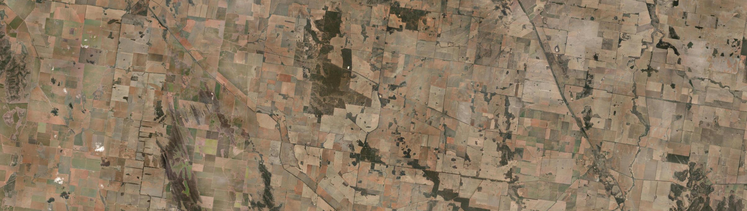 Aerial view of Alleena, NSW