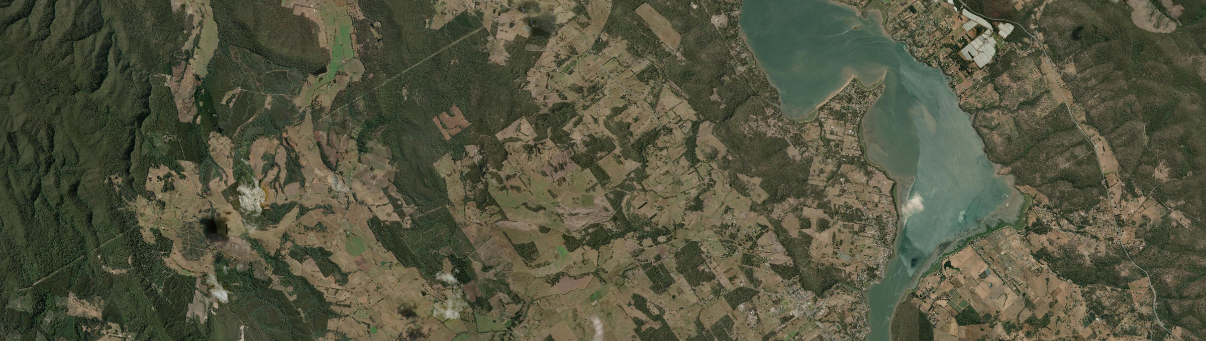 Aerial view of Loira, TAS