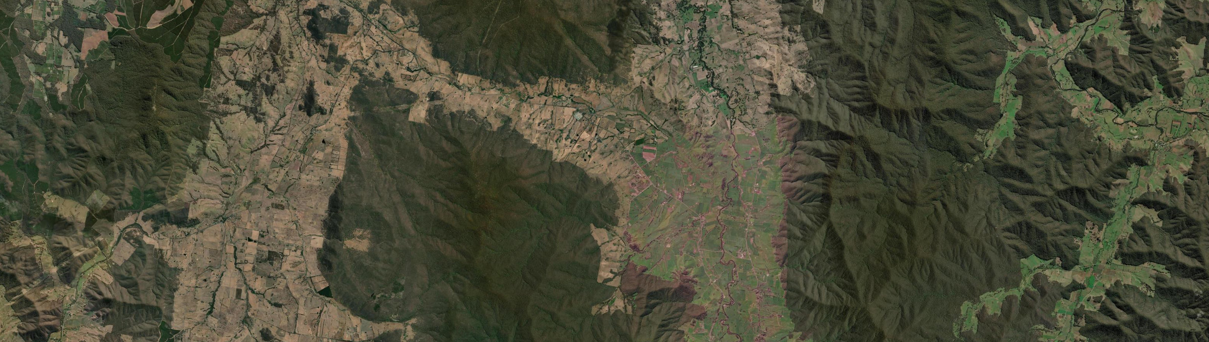 Aerial view of Dederang, VIC