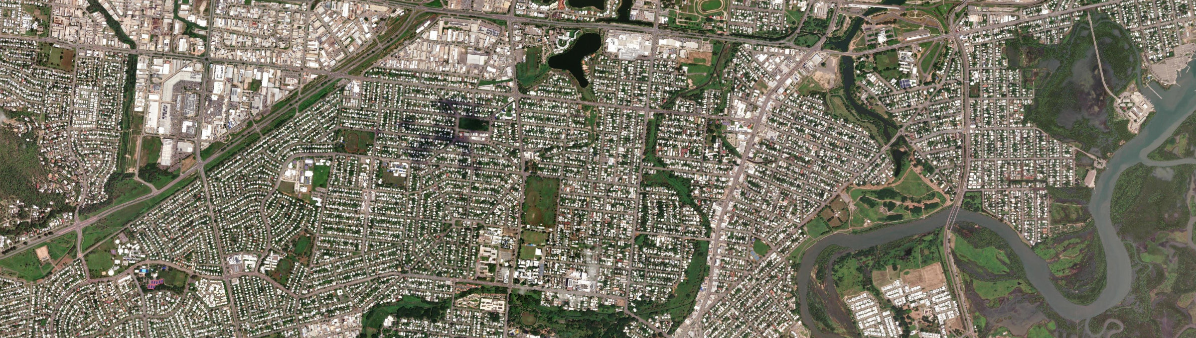 Aerial view of Pimlico (Qld), QLD
