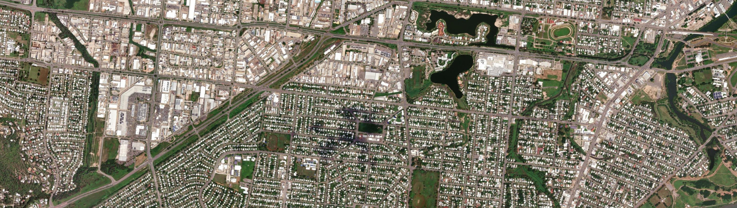Aerial view of Currajong, QLD