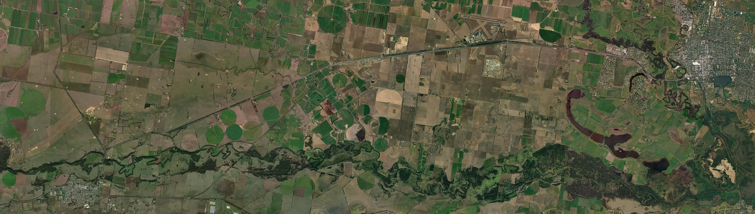 Aerial view of Kilmany, VIC