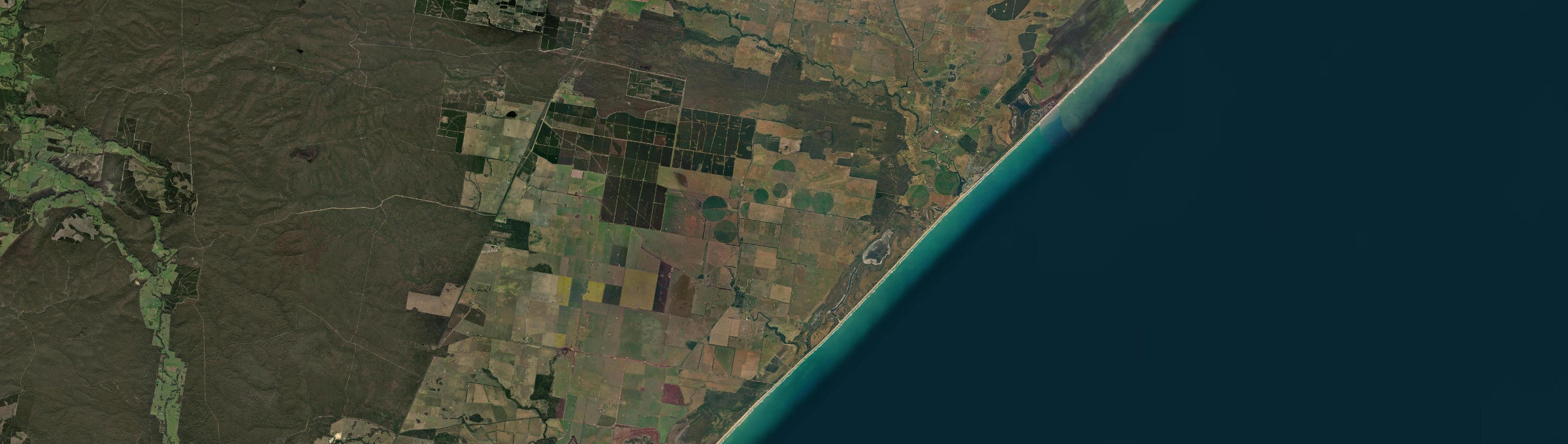 Aerial view of Giffard, VIC