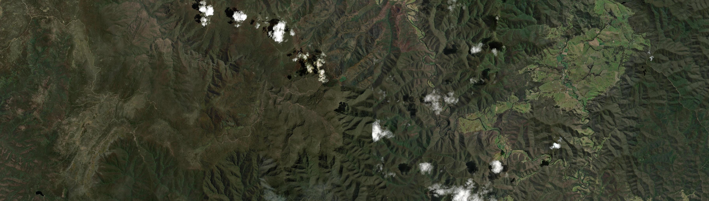 Aerial view of Miowera, VIC