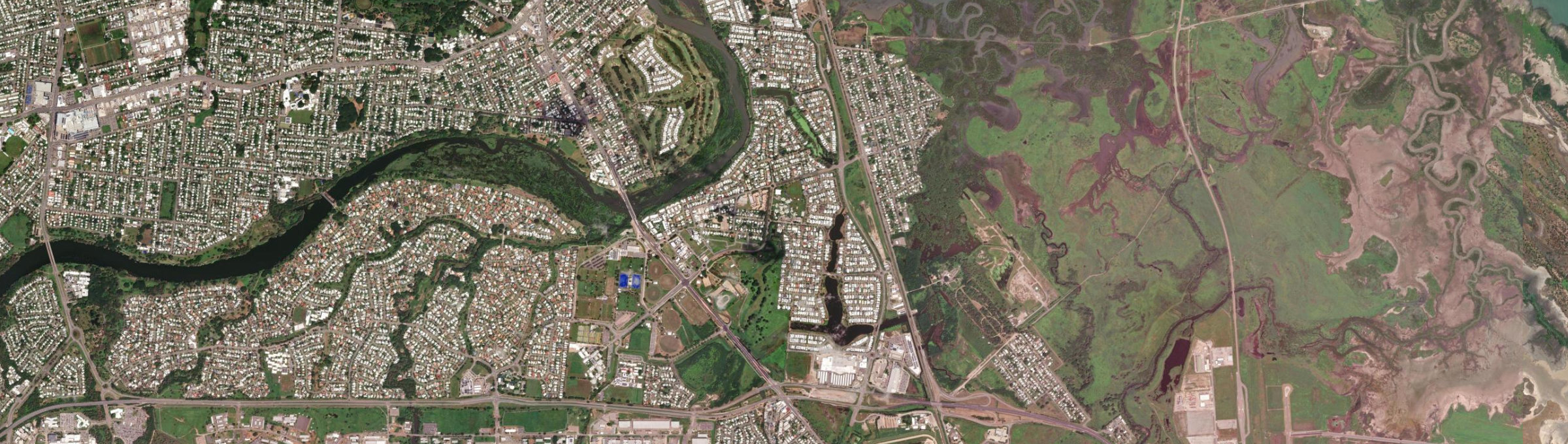 Aerial view of Idalia, QLD