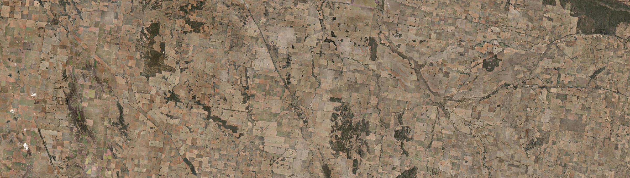 Aerial view of Barmedman, NSW