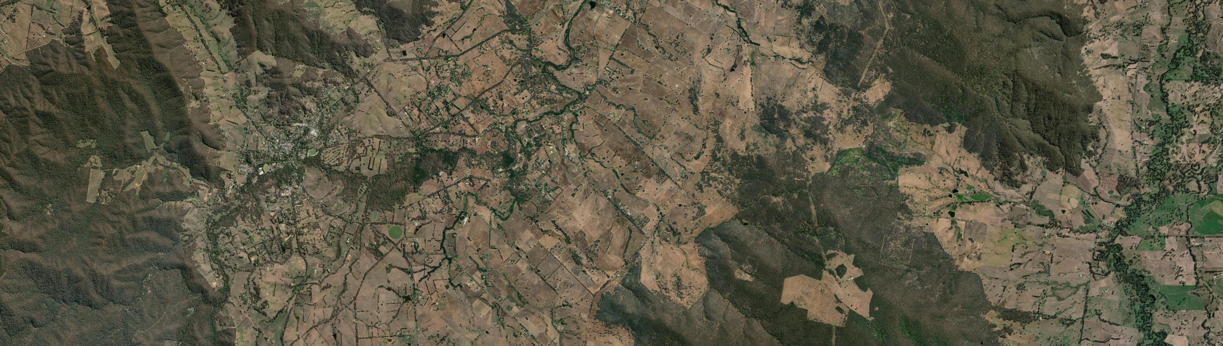 Aerial view of Osbornes Flat, VIC