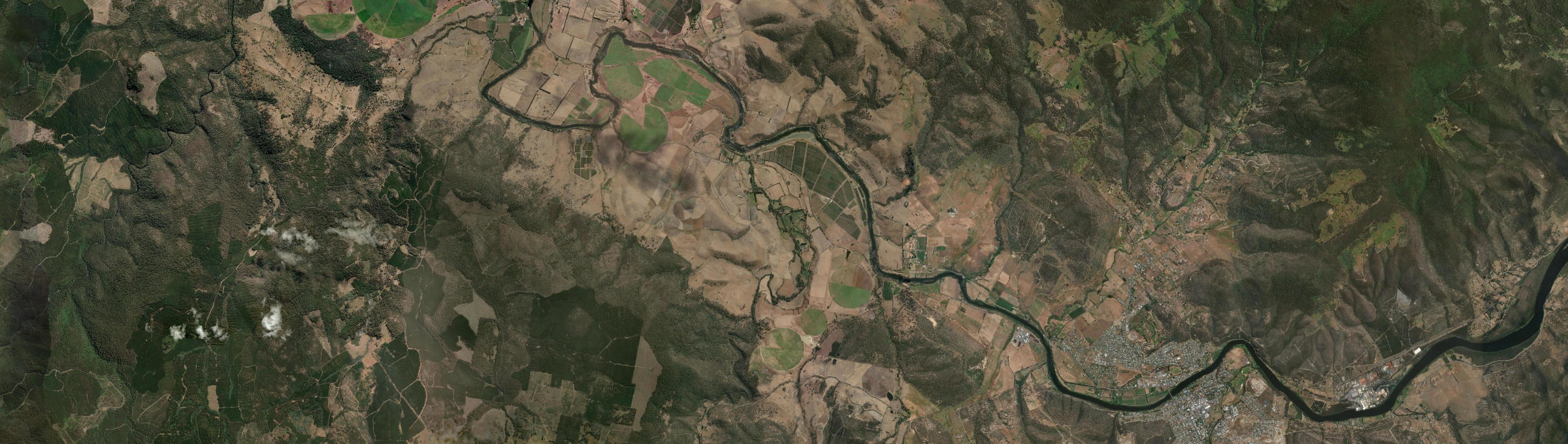 Aerial view of Plenty (Tas.), TAS