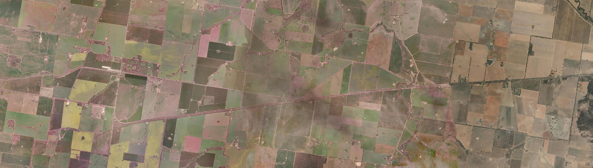 Aerial view of French Park, NSW