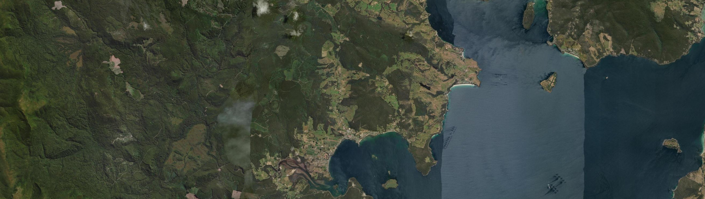 Aerial view of Dover, TAS