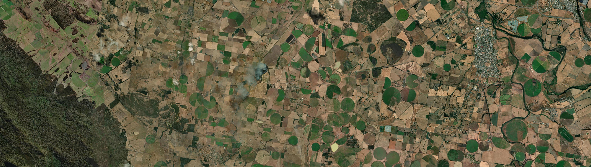 Aerial view of Bishopsbourne, TAS