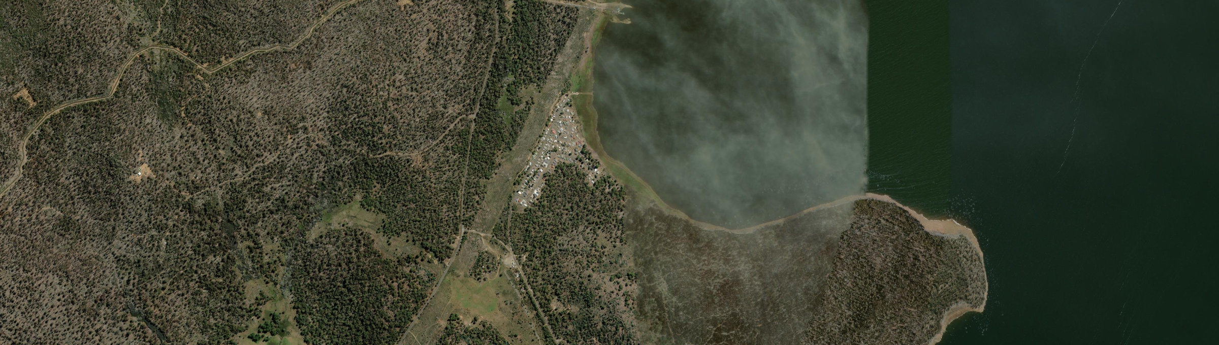 Aerial view of Flintstone, TAS