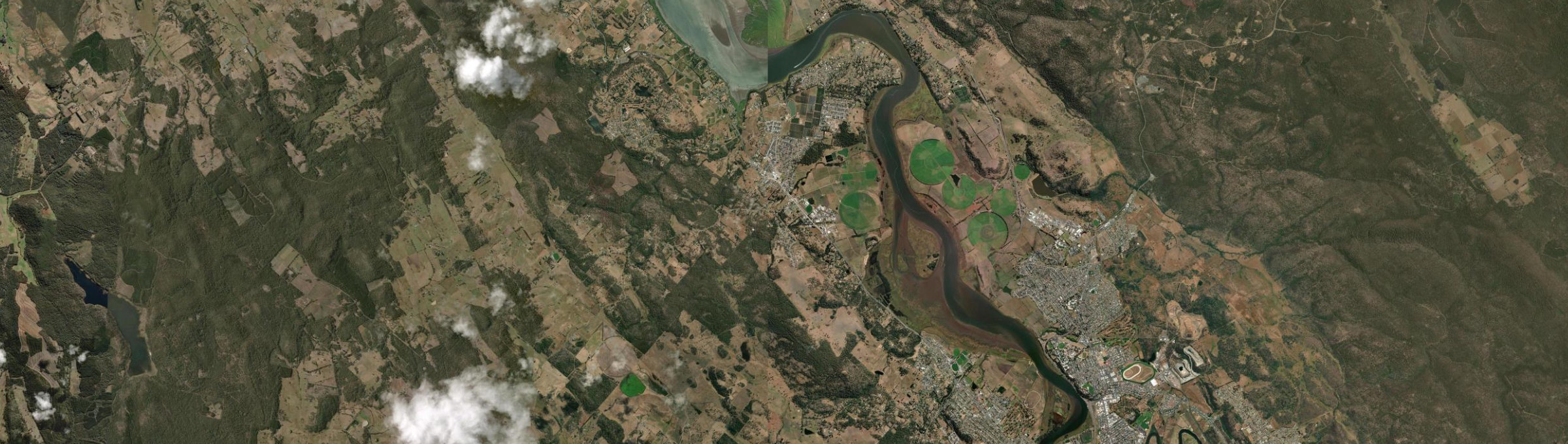 Aerial view of Legana, TAS