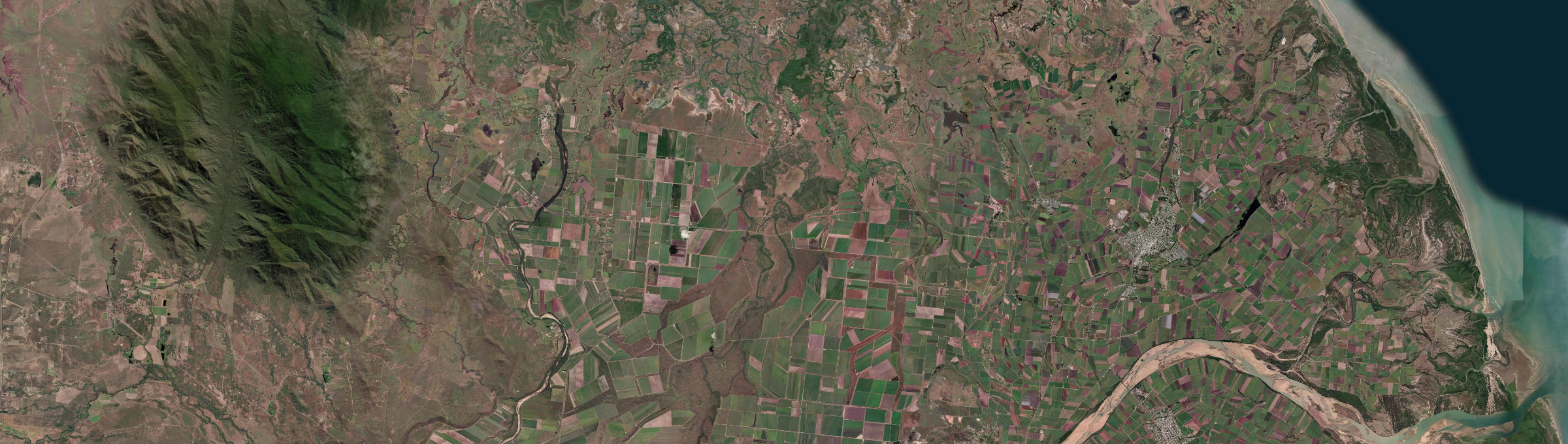 Aerial view of Barratta (Qld), QLD