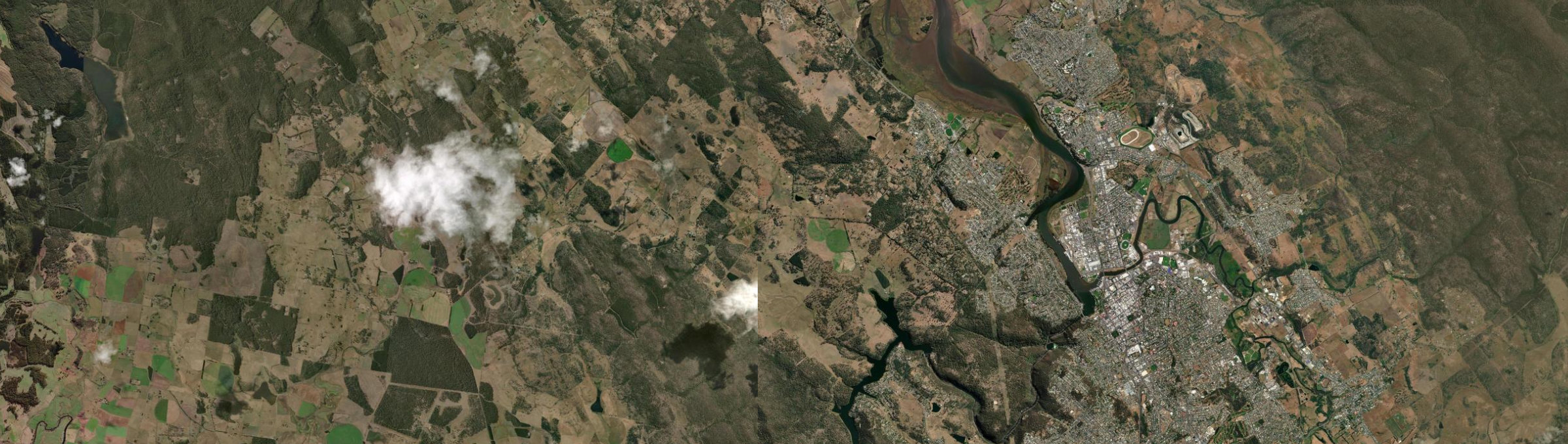 Aerial view of Riverside (Tas.), TAS