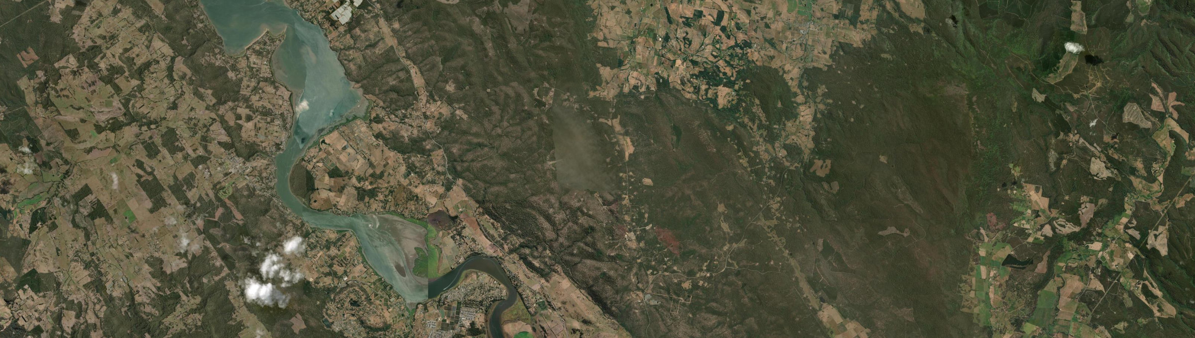 Aerial view of Turners Marsh, TAS