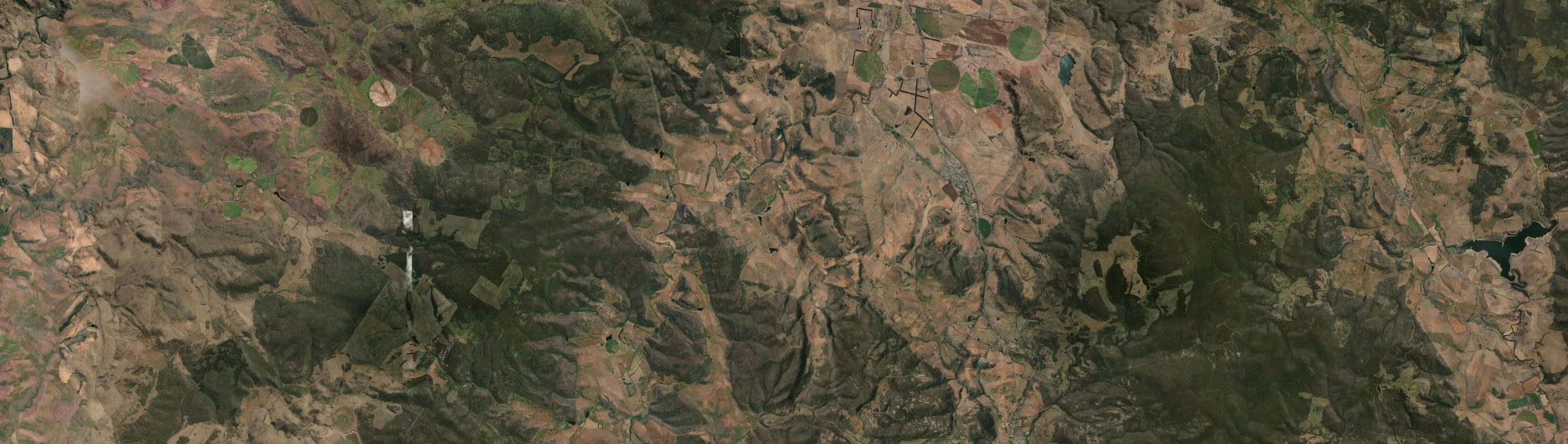 Aerial view of Dysart (Tas.), TAS