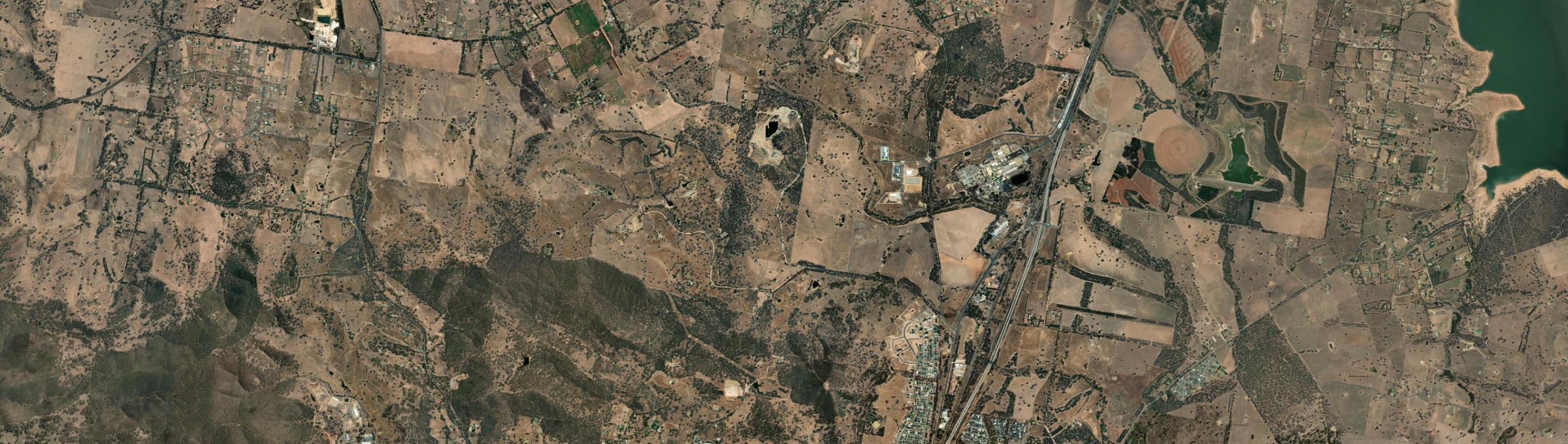 Aerial view of Ettamogah, NSW