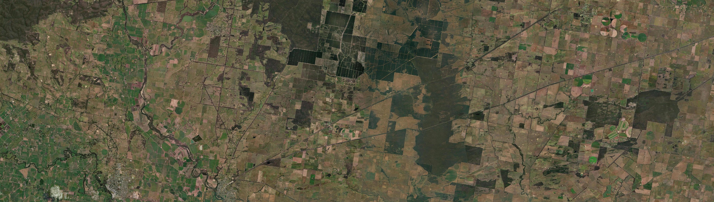 Aerial view of Munro, VIC