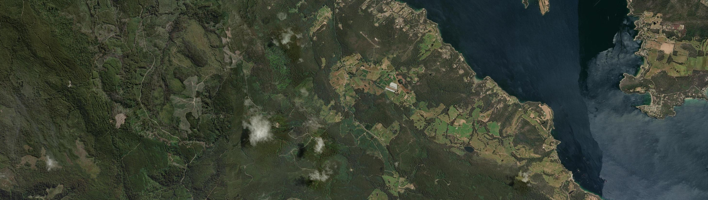 Aerial view of Glendevie, TAS