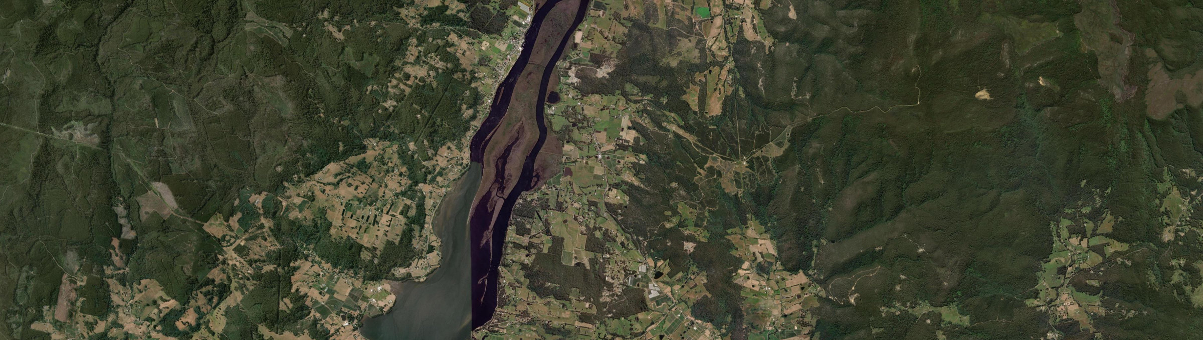 Aerial view of Cradoc, TAS