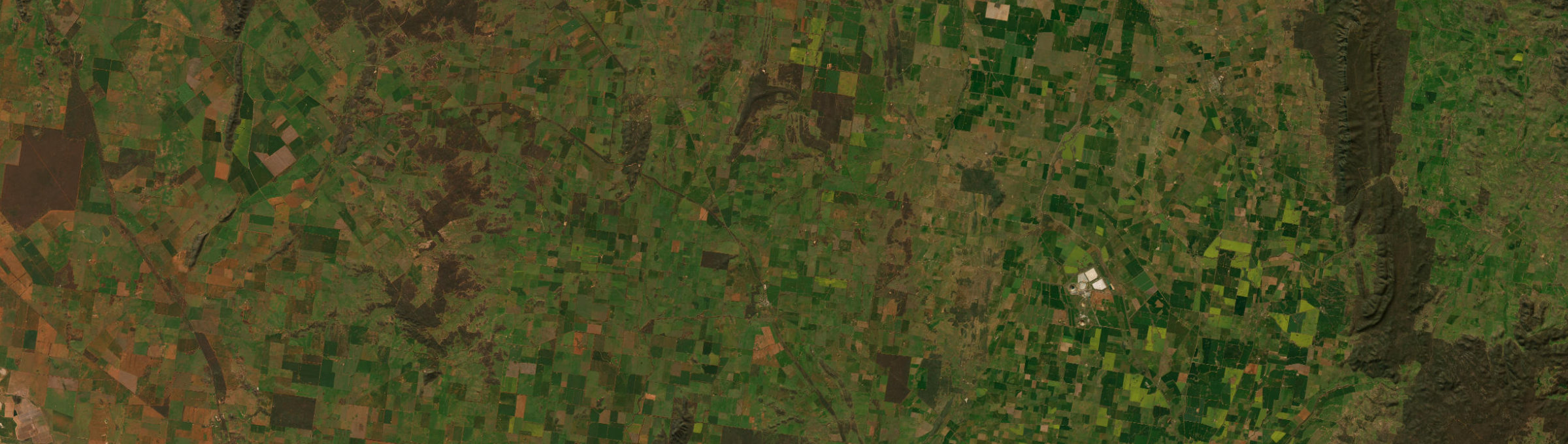 Aerial view of Trundle, NSW