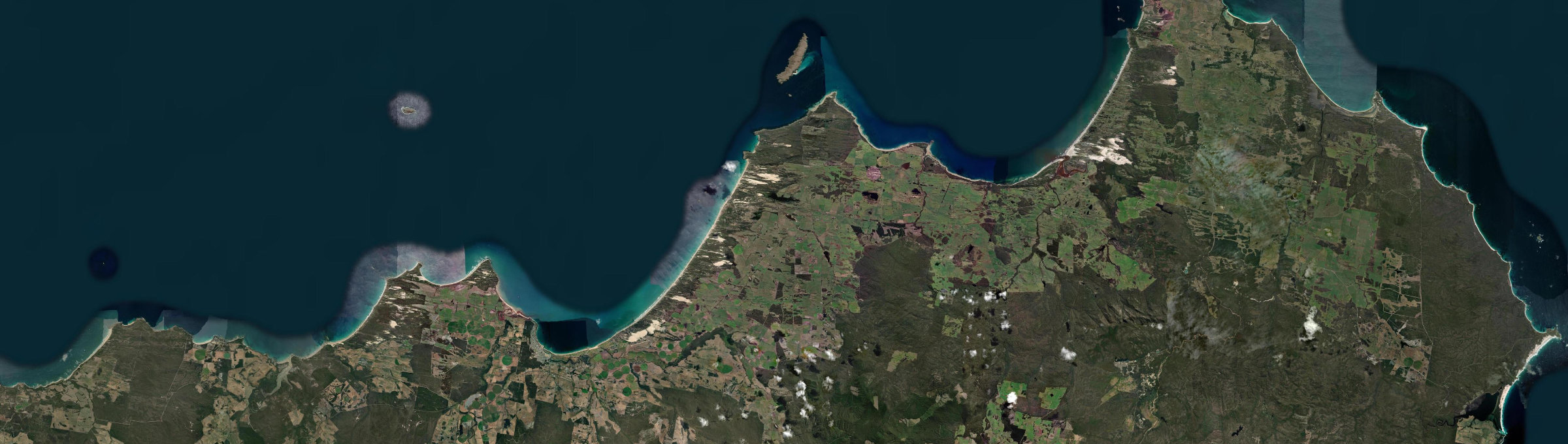 Aerial view of Waterhouse, TAS