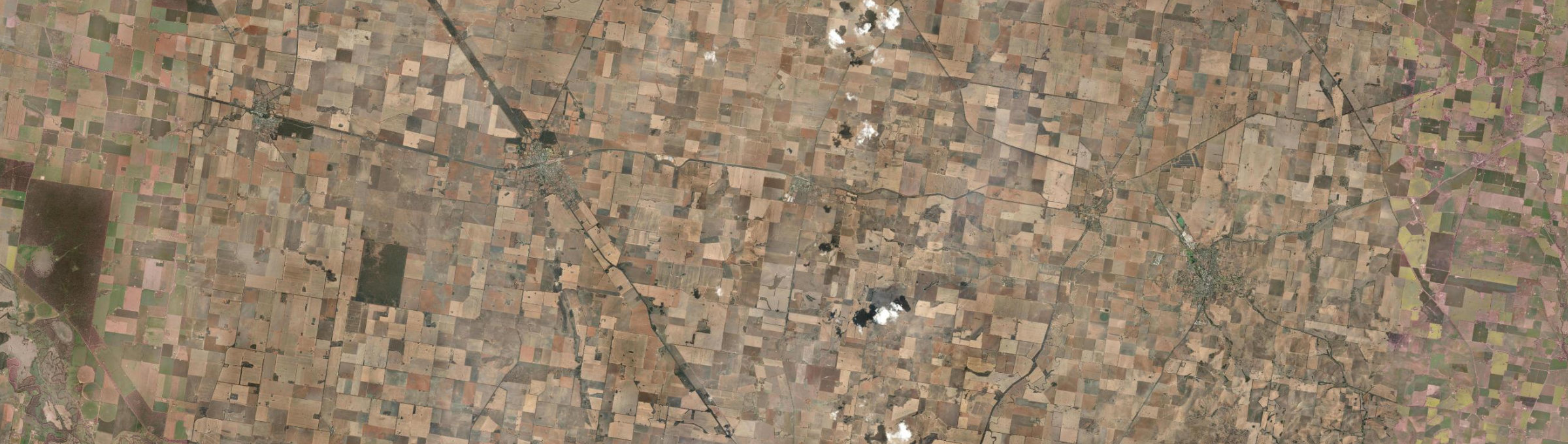 Aerial view of Marrar, NSW