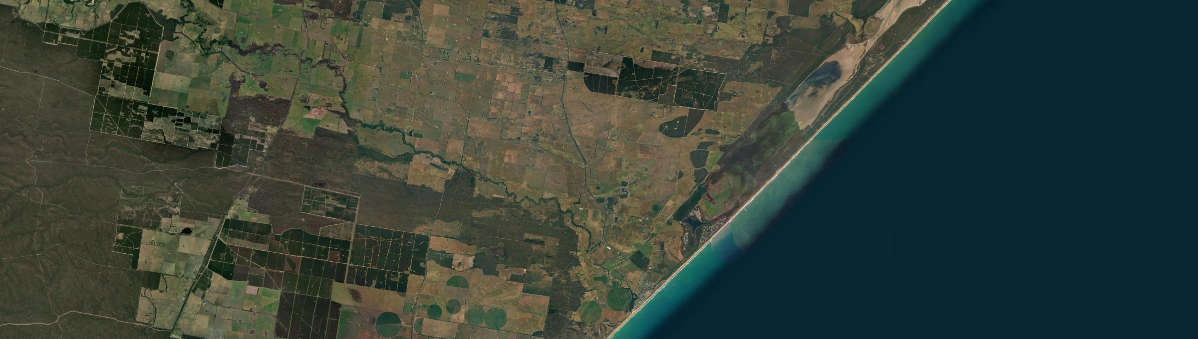Aerial view of Seaspray, VIC