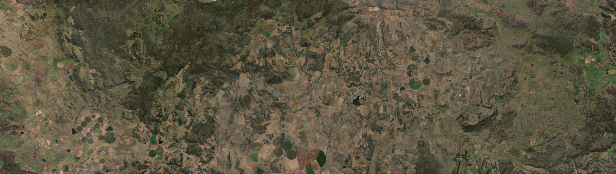 Aerial view of Oatlands (Tas.), TAS