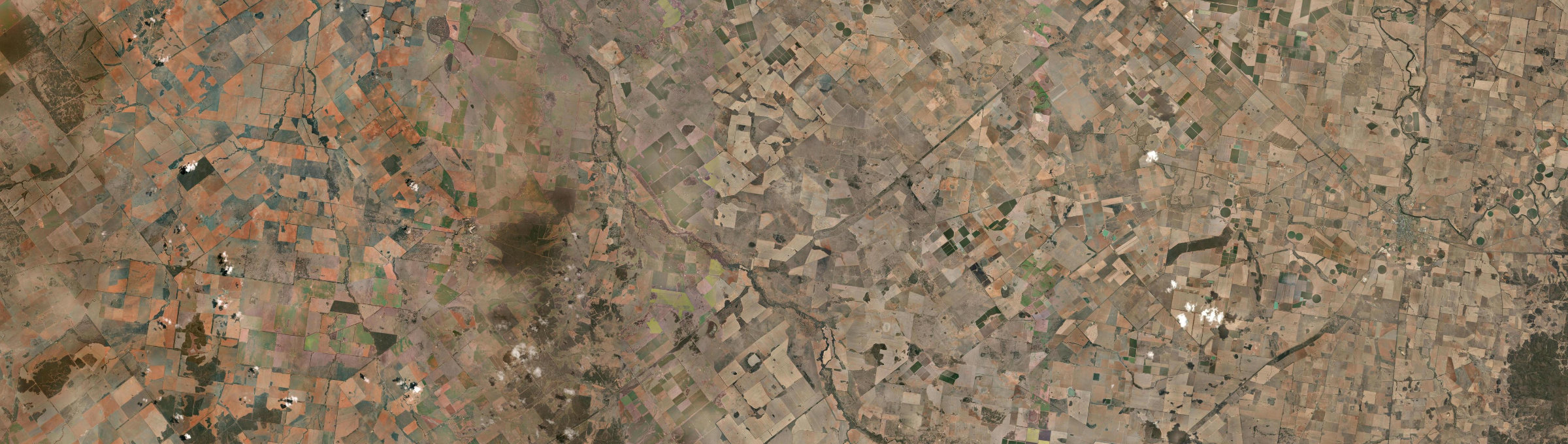 Aerial view of Dandaloo, NSW