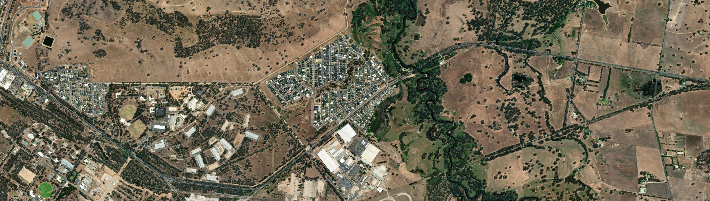 Aerial view of Killara (Wodonga - Vic.), VIC