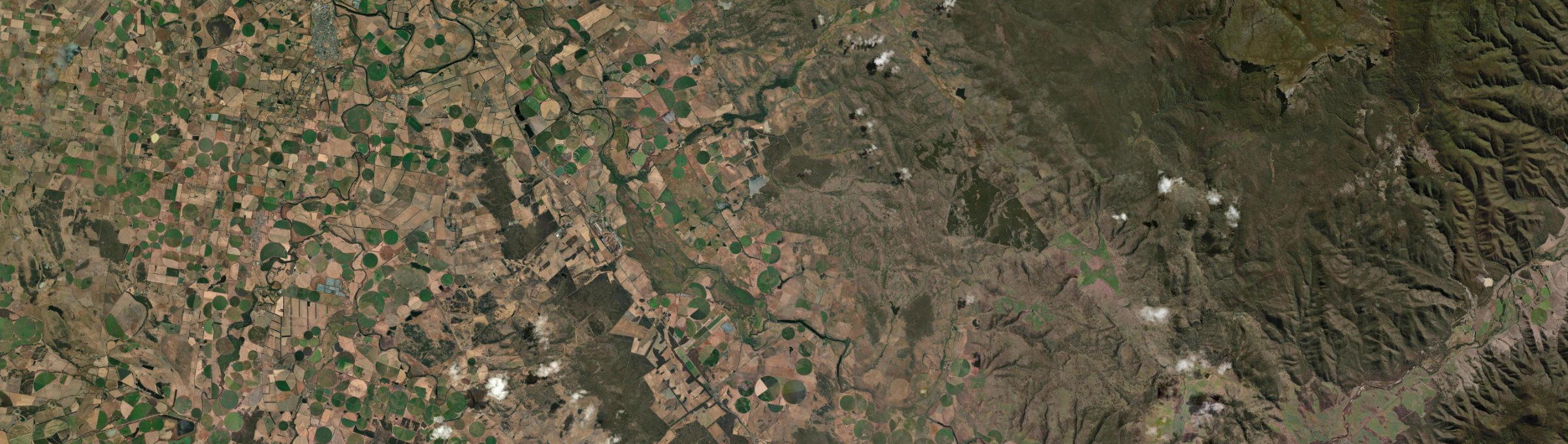 Aerial view of Nile, TAS