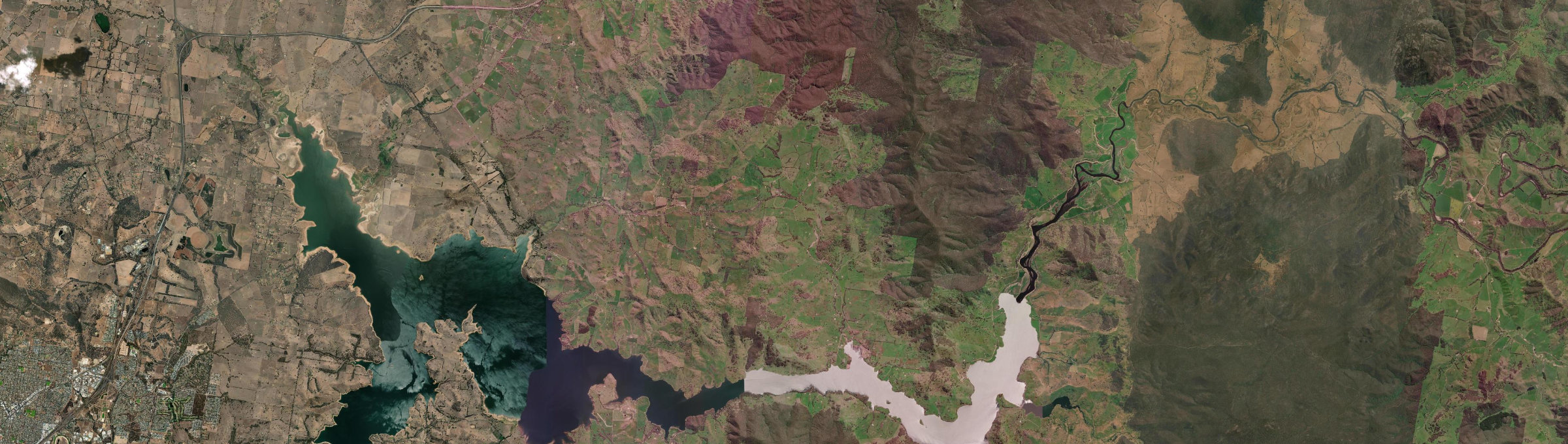 Aerial view of Wymah, NSW