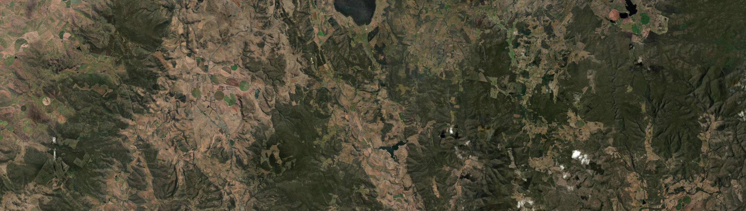 Aerial view of Colebrook, TAS