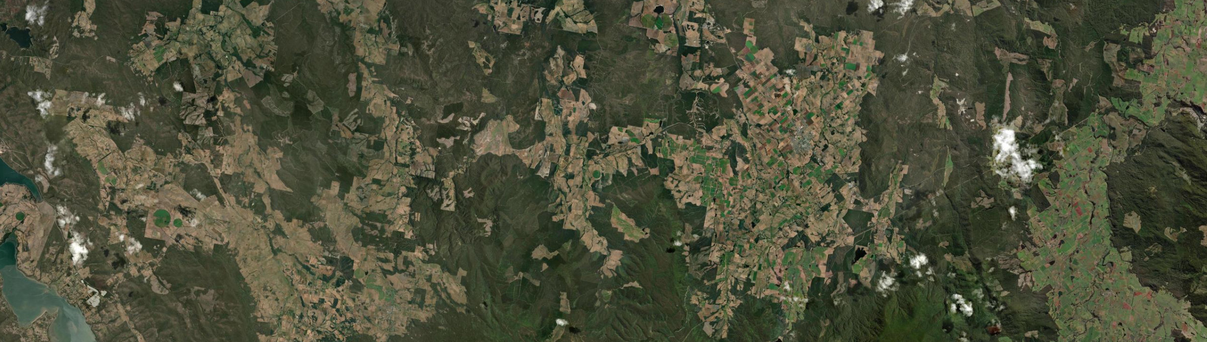 Aerial view of Nabowla, TAS