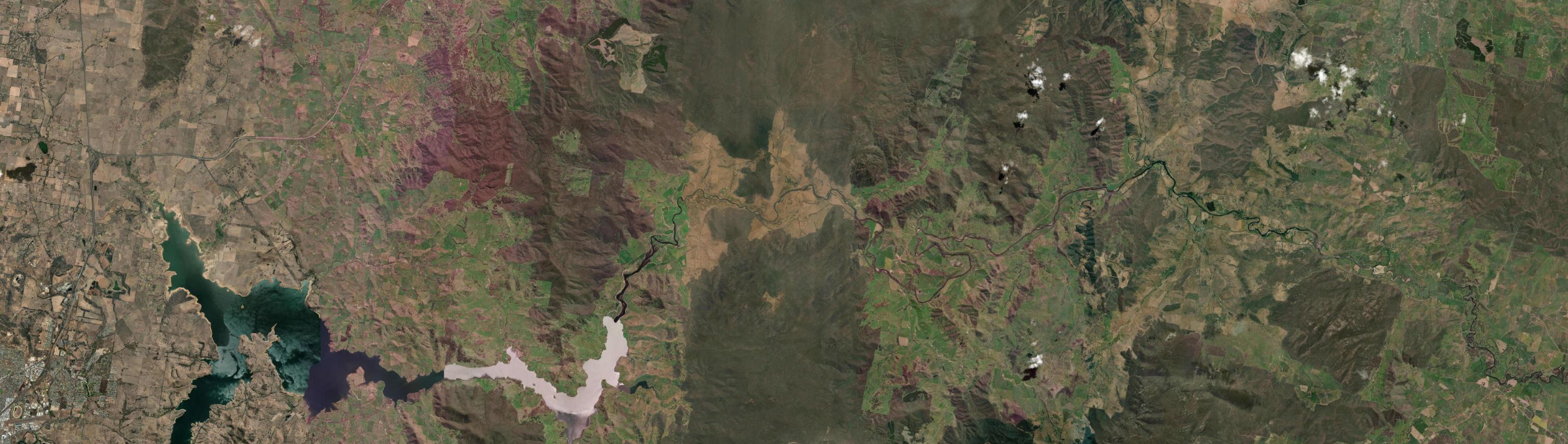 Aerial view of Talmalmo, NSW