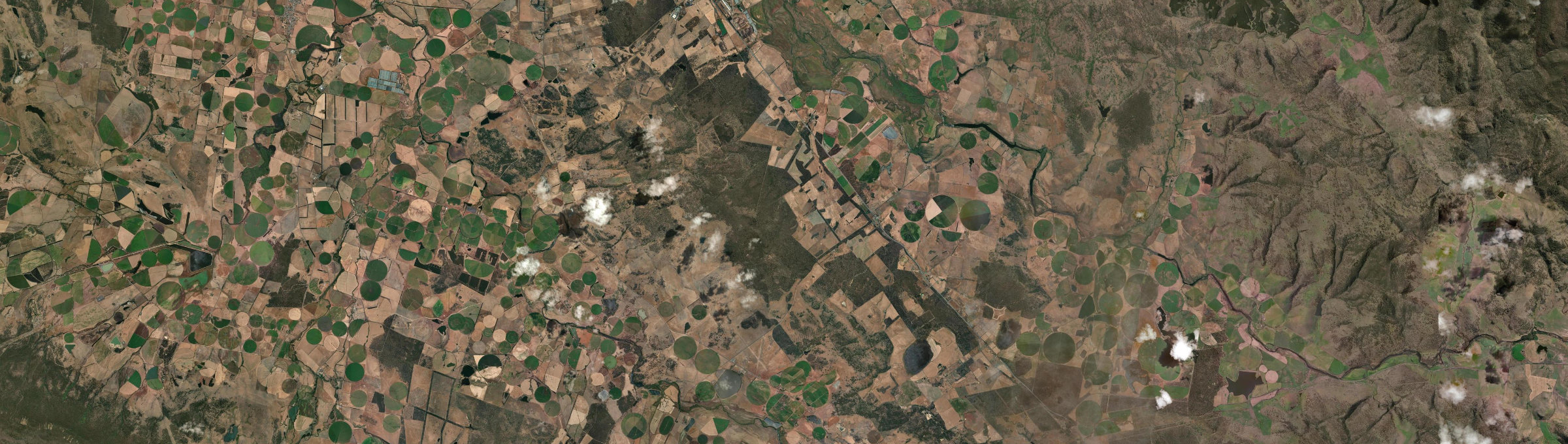 Aerial view of Epping Forest, TAS