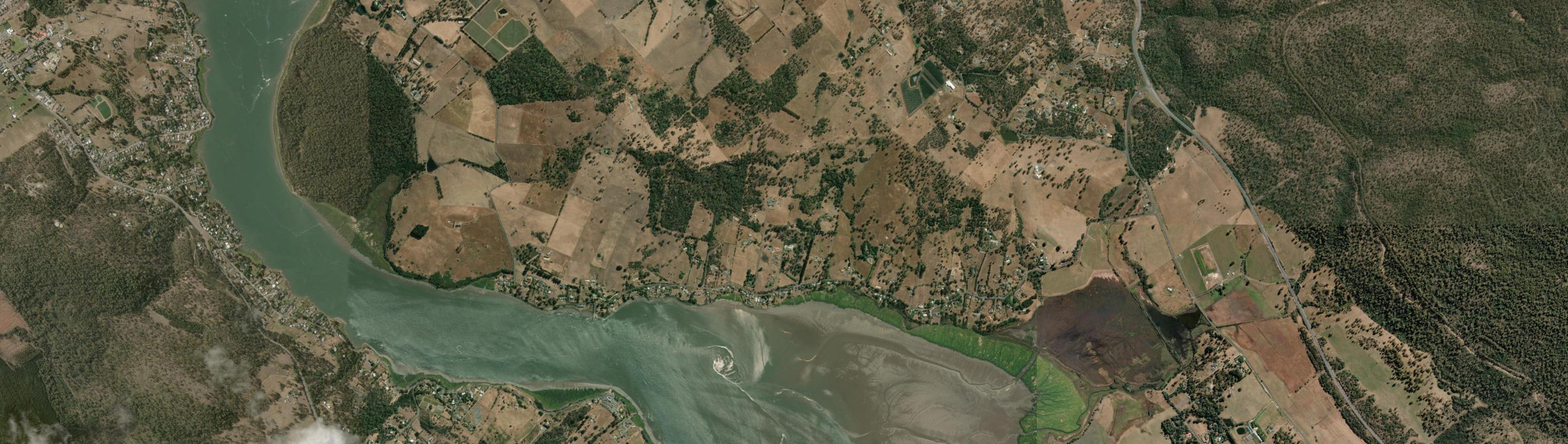 Aerial view of Windermere (Tas.), TAS