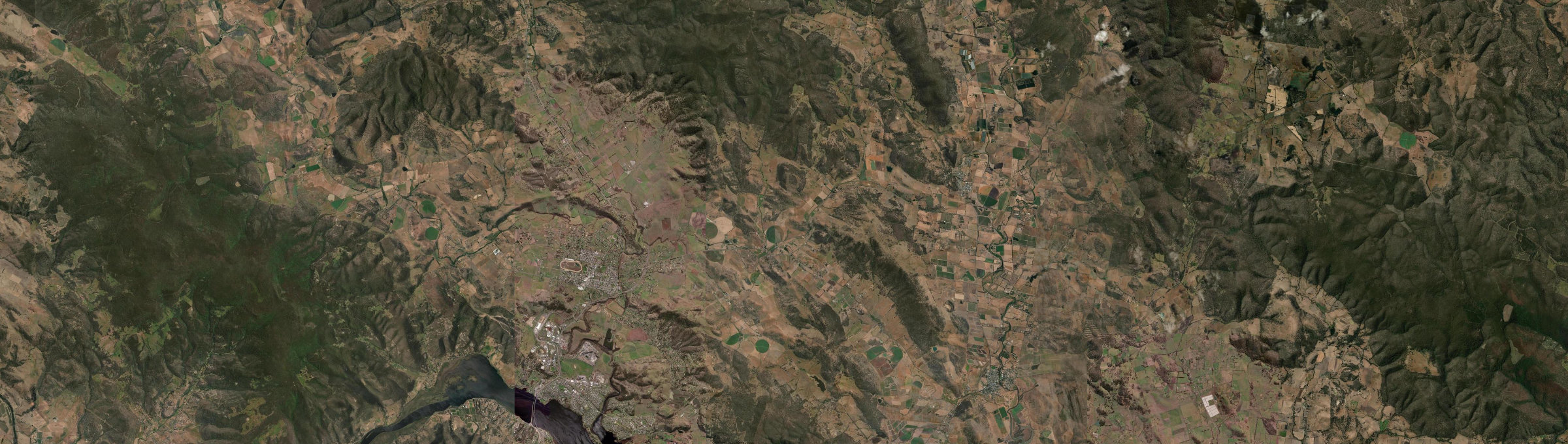 Aerial view of Tea Tree, TAS