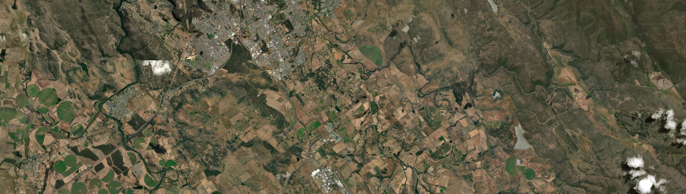 Aerial view of Relbia, TAS