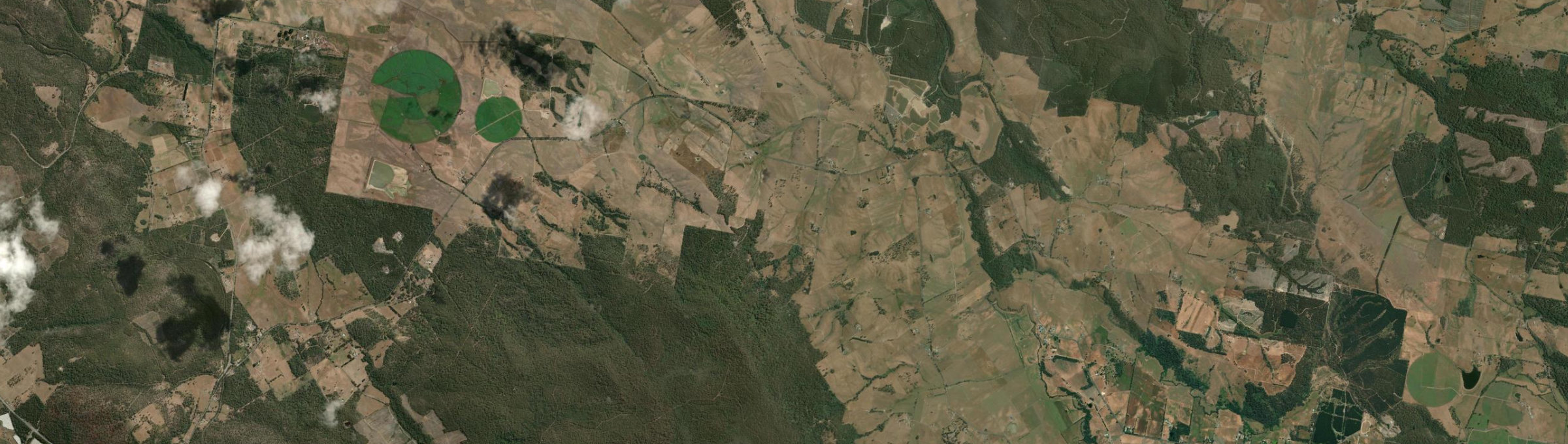 Aerial view of Lower Turners Marsh, TAS