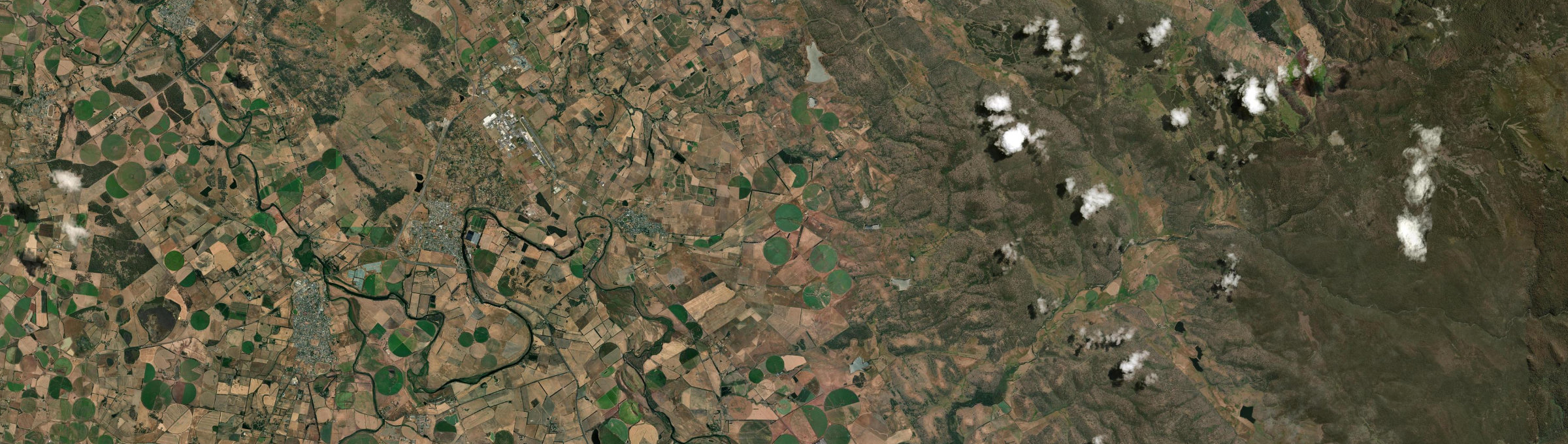 Aerial view of Evandale (Tas.), TAS