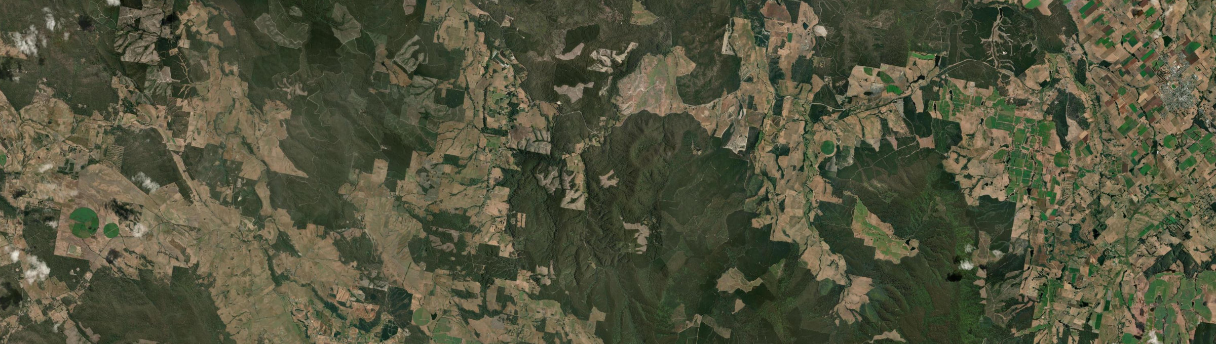 Aerial view of Wyena, TAS