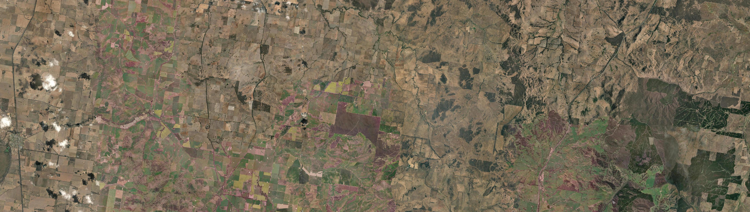 Aerial view of Pulletop, NSW