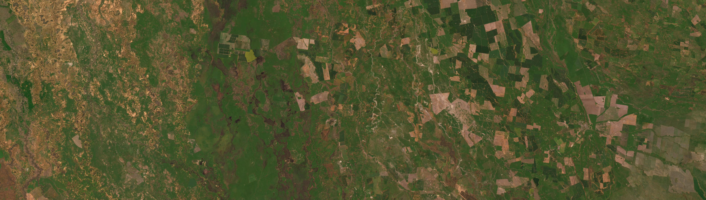 Aerial view of Quambone, NSW