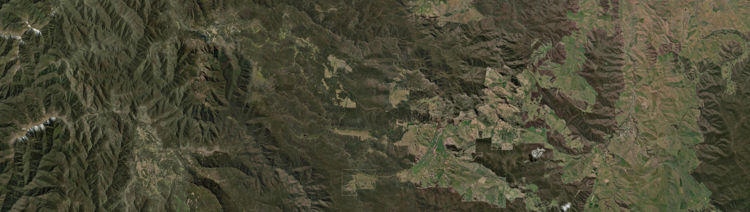 Aerial view of Cobungra, VIC